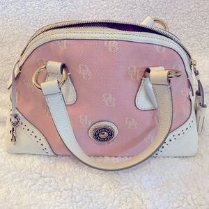 Dooney & Bourke purse pink and white